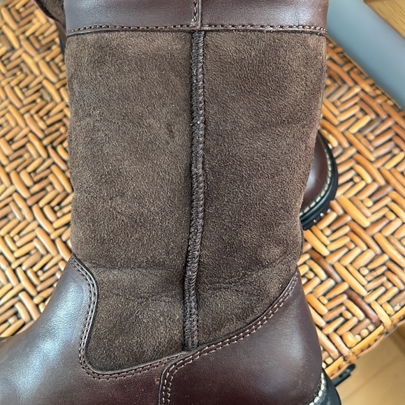 UGG Brooks Waterproof Leather/Shearling Boots - Picture 12 of 16
